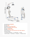 Vevor Electric Patient Lift Folding Transfer Assist with U-Shaped Sling 400 Lbs New