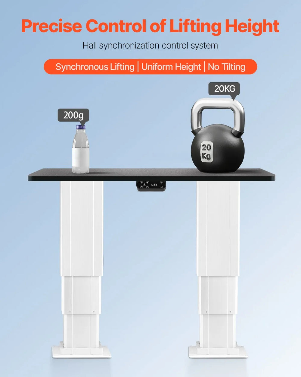 Vevor Electric Lift Table Dual Column System 14.2" - 31.1" Height Range 260 Lbs Capacity New