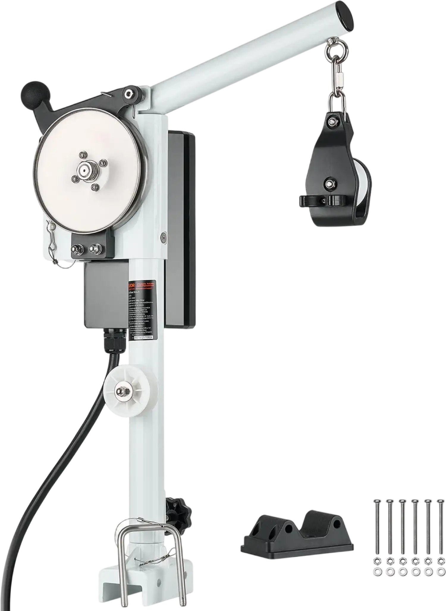 Vevor Line Hauler Boat Winch 198 lbs. Lift Capacity 115 ft/min 12V DC 1200W New