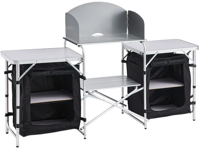 Vevor Camping Table Folding Outdoor Kitchen Cook Station New