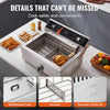 Vevor Countertop Deep Fryer Electric Double Basket 21 Qt. 3000W New