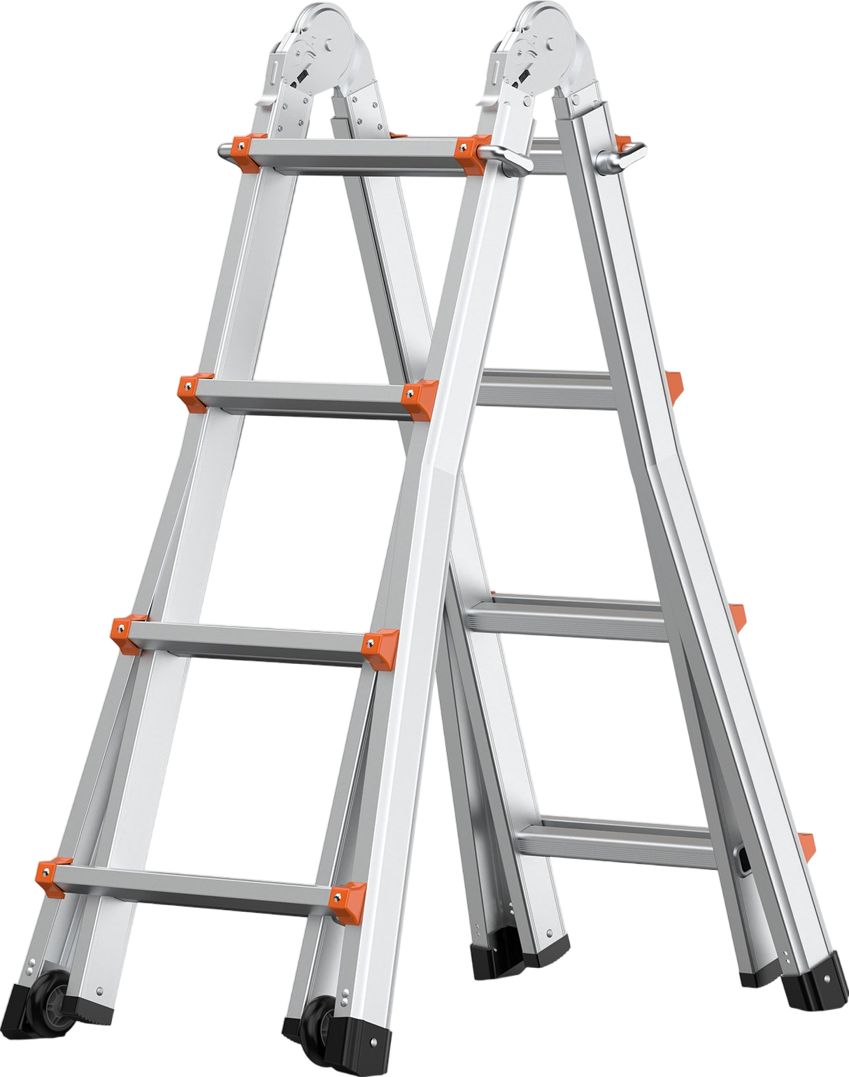 Vevor Telescoping Ladder A Frame 15.5 Ft 330 Lbs Capacity New