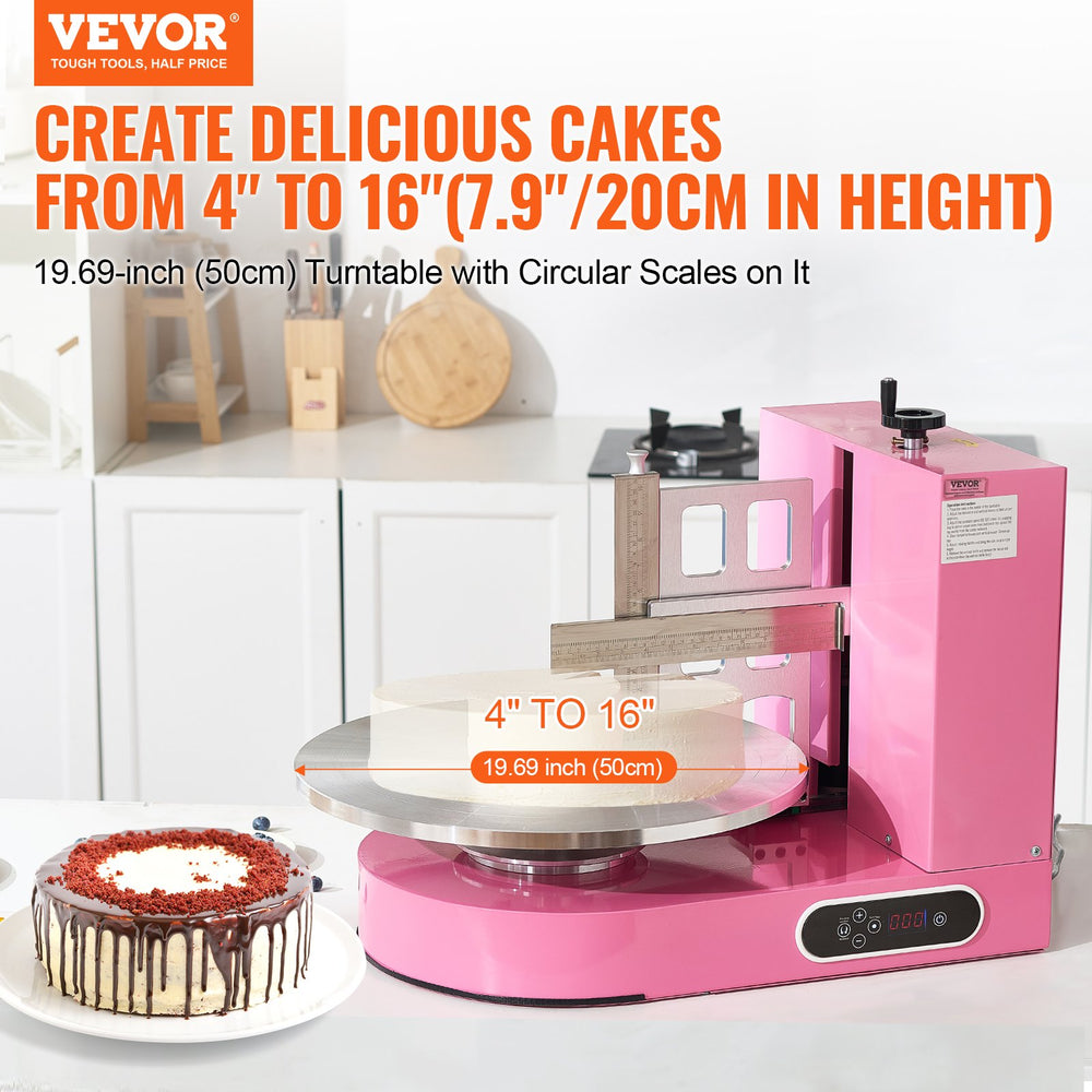 Vevor Cake Decorating Machine 4" to 16" Frosting Spreader New