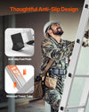 Vevor Multi-Purpose Folding Ladder 19ft Reach Height 7-in-1 Versatility Aluminum Frame New