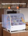 Vevor Refrigerated Display Case 3.5 Cu. Ft 2-Tier with LED Lighting New
