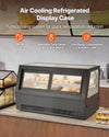 Vevor Refrigerated Display Case 7.1 Cu. Ft 2-Tier with LED Lighting Turbo Cooling New