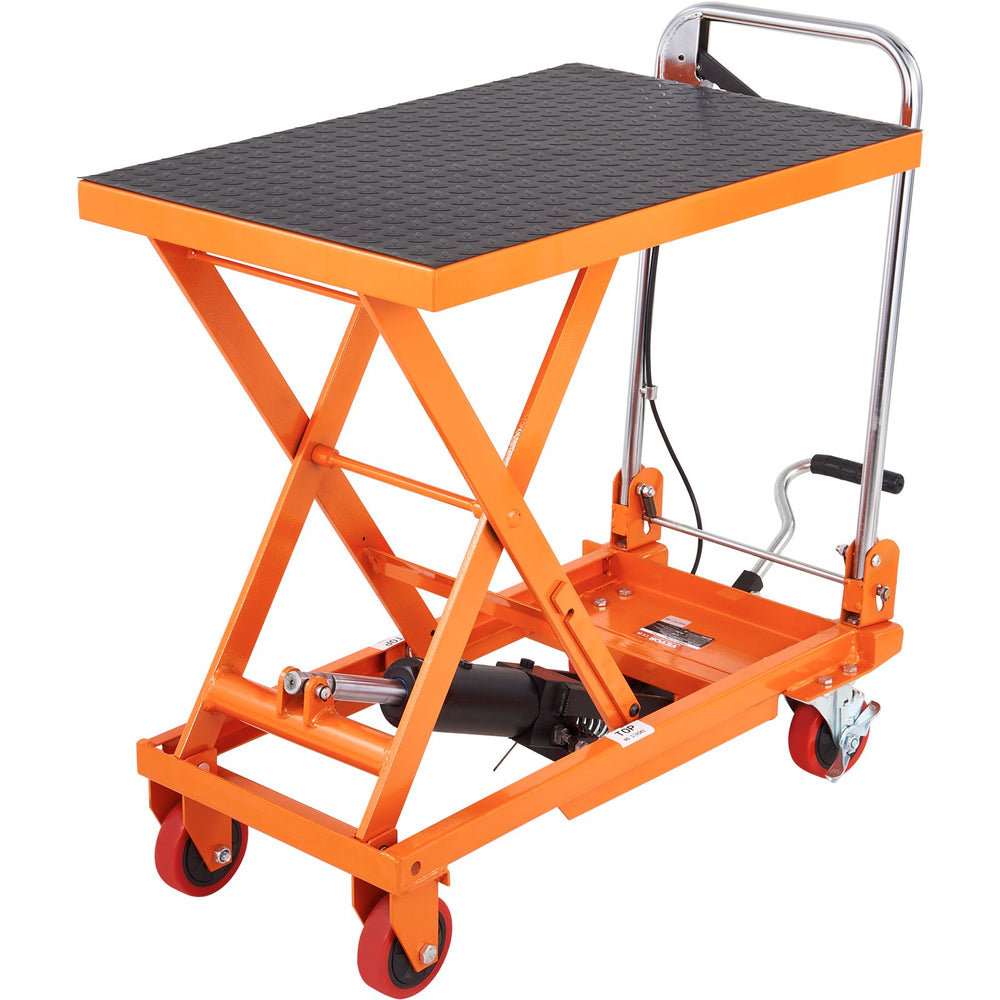 Vevor Hydraulic Lift Table Cart 28.5" Lift Height 330 Lbs Capacity New