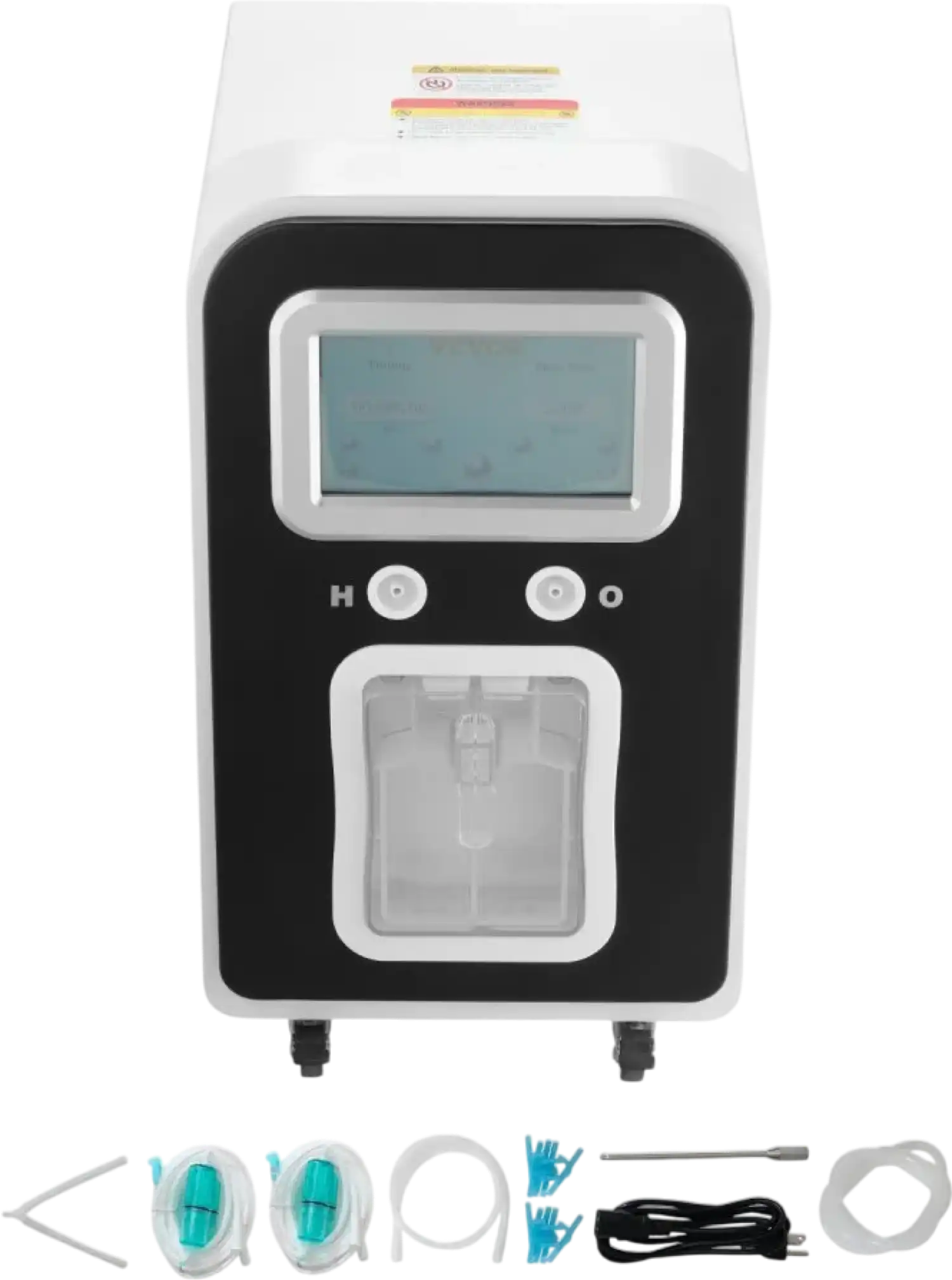 Vevor Hydrogen Inhalation Machine 99.99% High Purity 1800ml/min Dual Port New