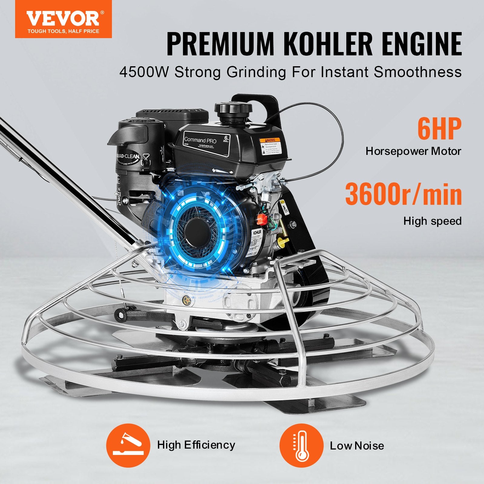Vevor Power Cement Trowel Walk-Behind 38