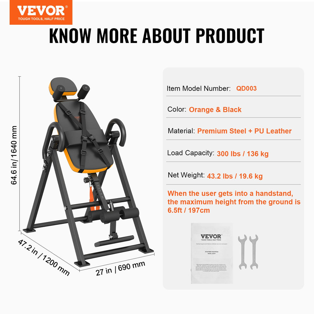 Understanding the weight limit of most inversion tables
