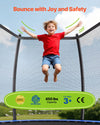 Vevor Trampoline 14 ft. with Enclosure Net Curved Rods 450 lb. Capacity New