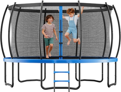 Vevor Outdoor Trampoline 16 Ft with Enclosure Net and Thickened Pad New
