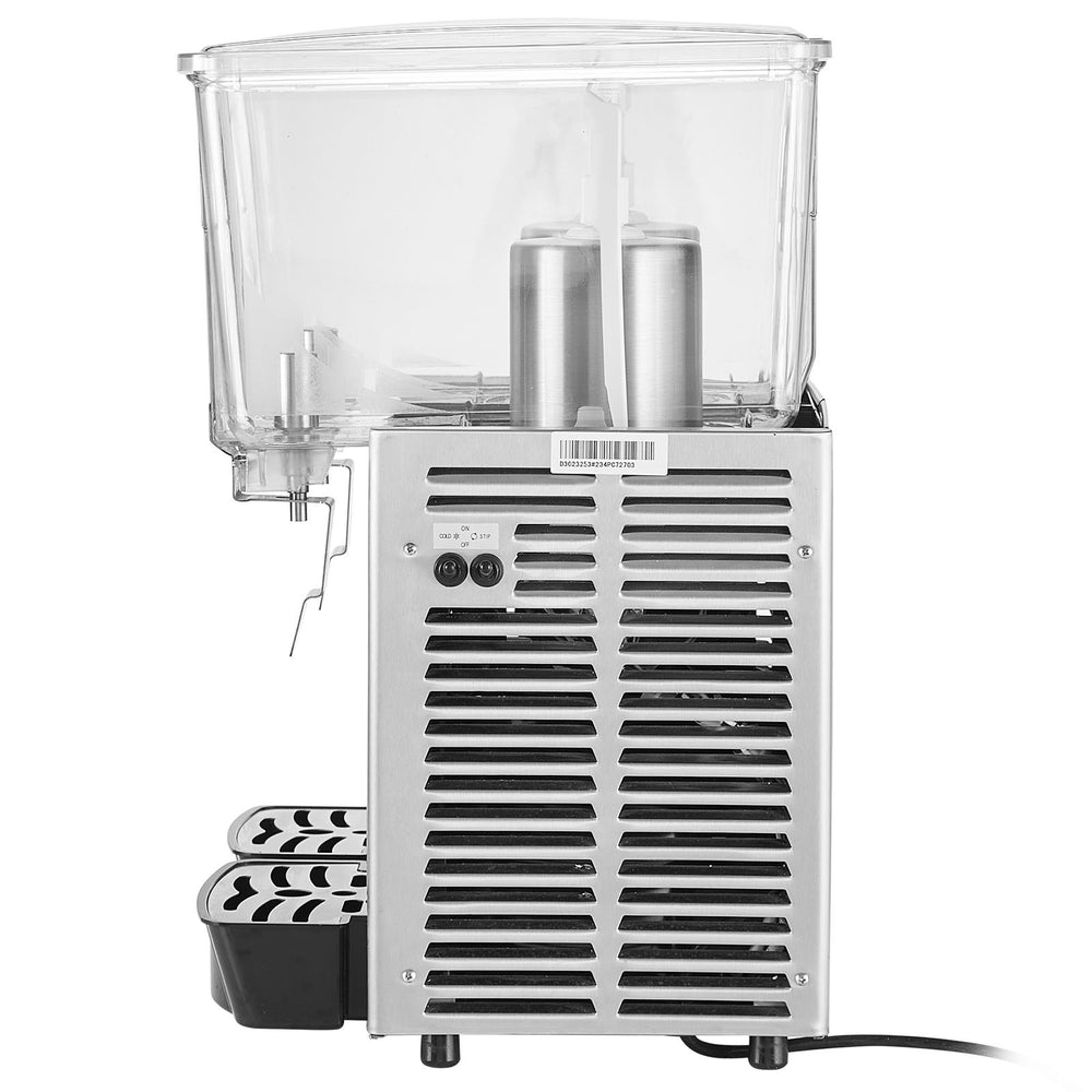 Vevor Commercial Cold Beverage Dispenser 3.17 Gal 2 Tanks 280W Stainless Steel New