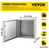 Vevor Electrical Enclosure 24" x 24" x 12" NEMA 4X Steel Box Waterproof & Dustproof New