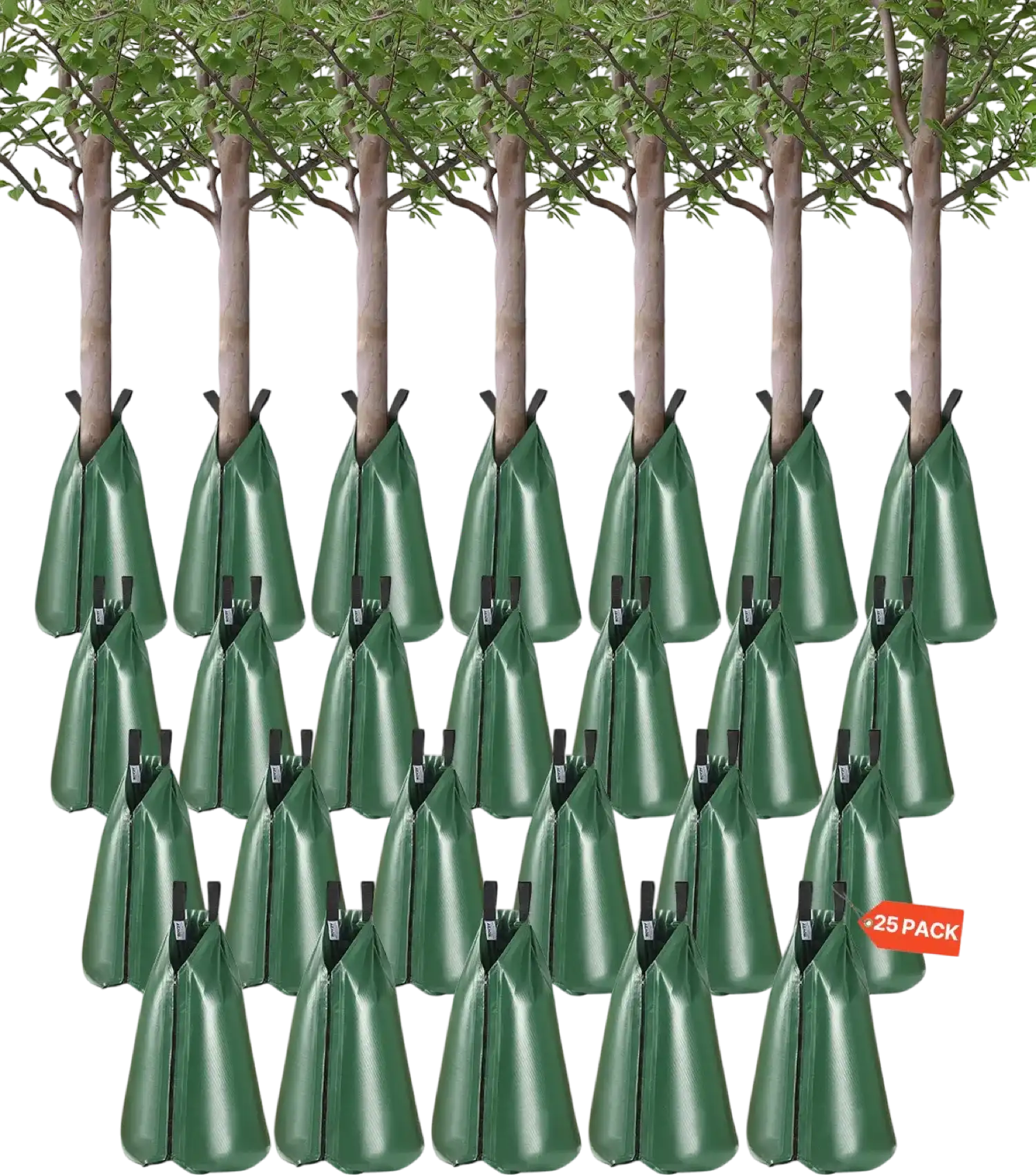 Vevor Watering Bags 20 Gal. Slow Release Refillable Drip Irrigation 25 Pack New