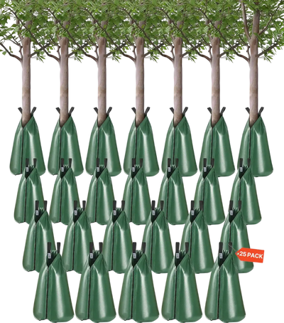 Vevor Watering Bags 20 Gal. Slow Release Refillable Drip Irrigation 25 Pack New
