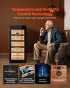 Vevor Electric Humidor Cabinet with Temp Control 4 Layers 1000 Cigar Capacity New