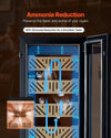 Vevor Electric Humidor Cabinet with Temp Control 4 Layers 1000 Cigar Capacity New