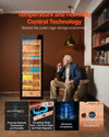 Vevor Electric Humidor Cabinet with Temp Control 7 Layers 1700 Cigar Capacity New