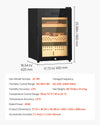 Vevor Electric Humidor 350 Count Cabinet with Compressor Cooling Humidity Temp Control New