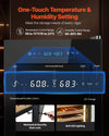 Vevor Electric Humidor 70L 400 Count Cabinet Compressor Cooling Humidity Temp Control New