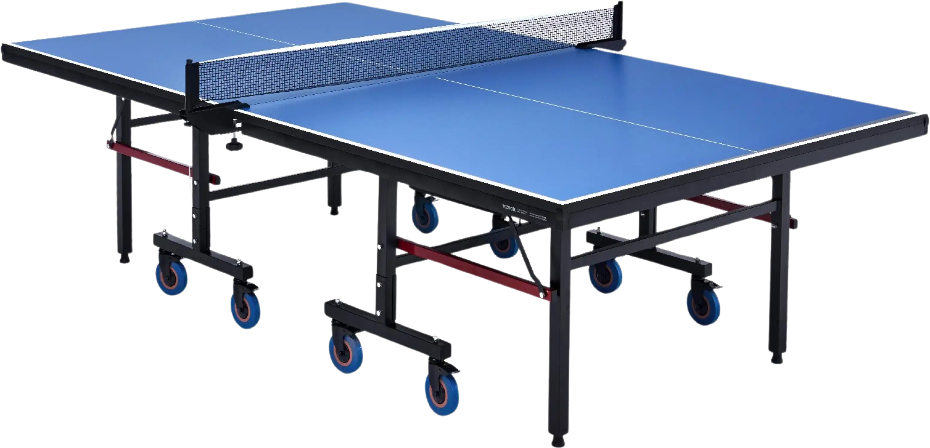 Vevor Ping Pong Table 25mm Thick Foldable with Clamp Style Net New