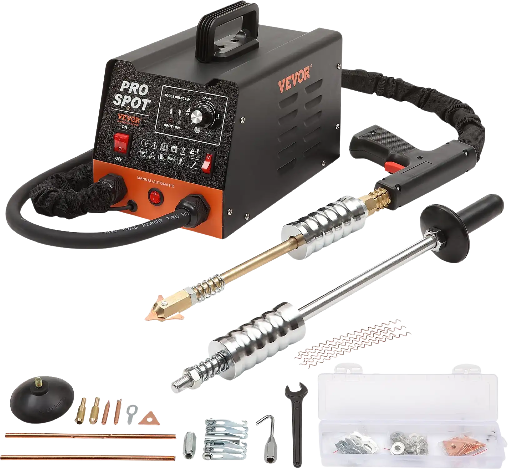 Vevor Stud Welder Dent Repair Kit 3000W Dent Puller with 6 Welding Modes and Accessories New