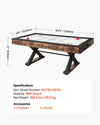Vevor Air Hockey Table 84" Indoor Gaming Set with Electronic Scorer New