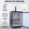 Vevor Kegerator Single Tap Draft Beer Dispenser Full Size Keg Fridge Adjustable Temperature New