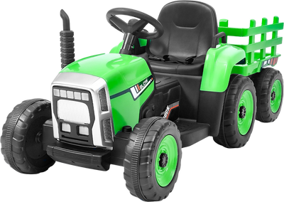 Vevor Kids Ride On Tractor 12V Electric Toy with Trailer Remote