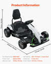Vevor Electric Go Kart 7.5 MPH Max Speed 24V Battery 200W Strong Motor New