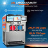 Vevor Commercial Slushy Machine 3.17 Gal. Double Tanks with Touchscreen New