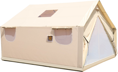 Vevor Canvas Tent 12' x 14' with PVC Storm Flap and Stove Hole for 8-10 People New