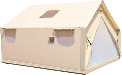 Vevor Canvas Tent 12' x 14' with PVC Storm Flap and Stove Hole for 8-10 People New