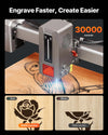 Vevor Laser Engraver 20W with Enclosure Camera 15.7" x 15.7" Working Area New