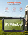 Vevor Exit RV Window 36" x 22" Emergency Push Out with Screen New