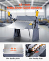 Vevor Box and Pan Brake 48" Sheet Metal Bender 12-Gauge Capacity with 8 Fingers 0-135° New