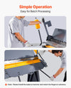 Vevor Box and Pan Brake 48" Sheet Metal Bender 12-Gauge Capacity with 8 Fingers 0-135° New