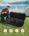 Vevor Weatherproof Hard Case Heavy Duty Dry Box with Pre-Cut Foam New