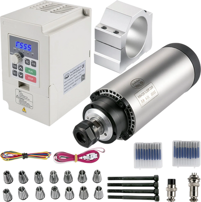 Vevor CNC Spindle Motor Kit Air Cooled with Variable Frequency Drive 2.2kW 220V New