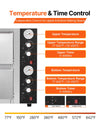 Vevor Electric Pizza Oven 18" Double-Deck with Independent Upper Lower Temp Control New