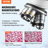 Vevor Compound Trinocular Microscope 40X-5000X Magnification LED Illumination New