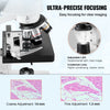 Vevor Compound Trinocular Microscope 40X-5000X Magnification LED Illumination New