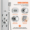 Vevor Shower Panel System 5 Modes Digital Display Wall Mounted with 59" Hose New