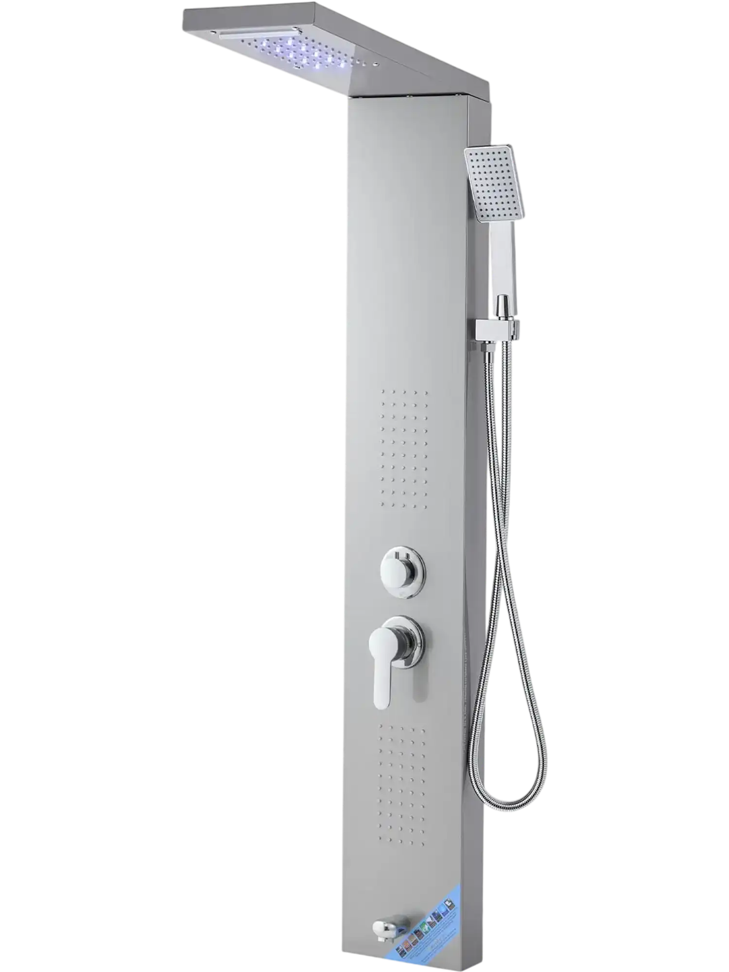 Vevor Shower Panel System LED Rainfall Waterfall 53