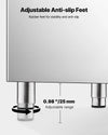 Vevor Commercial Ice Storage Bin 300 lbs Capacity Stainless Steel Gravity Drain New
