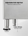 Vevor Commercial Ice Storage Bin 500 lbs Capacity Stainless Steel Gravity Drain New