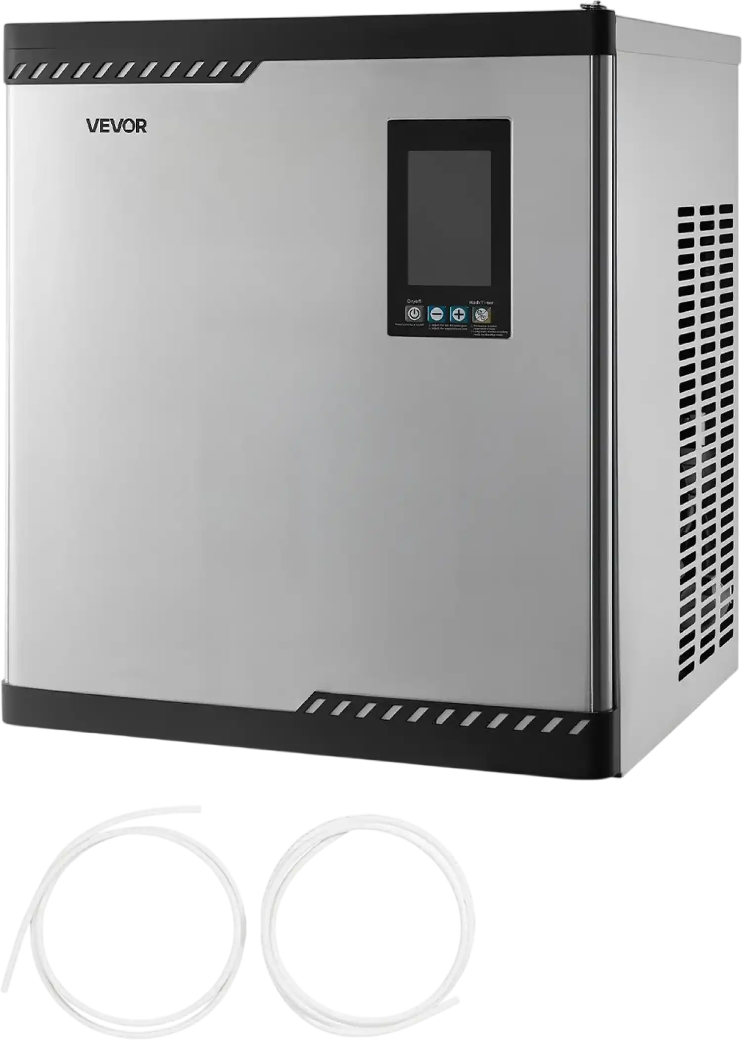 Vevor Commercial Ice Maker Head Unit 300 lbs/Day Self-Cleaning Scheduled Ice-Making New