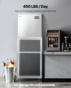 Vevor Commercial Ice Maker Head Unit 450 lbs/Day Self-Cleaning Scheduled Ice-Making New