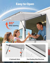 Vevor Concession Window 53 x 33 in. with Awning Door Aluminum Frame New
